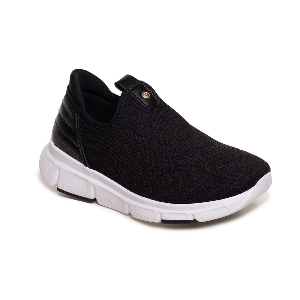 Comfortflex Tenis Casual 90302-8 PretoPreto Lycra ParisVerniz Flam PlusNapa Bl -7-